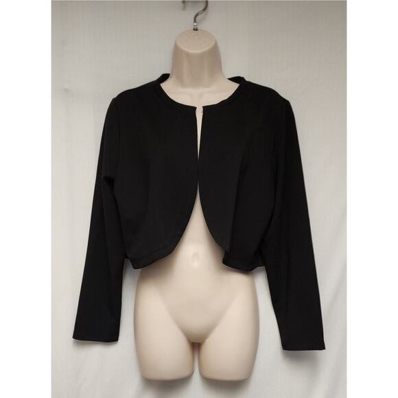 Allegra Allegra K Long Sleeve Open Crop Top Size XL - Picture 3 of 5